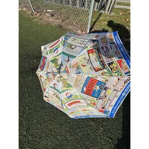 Vintage Newspaper Comic Strip Umbrella The Miami Herald